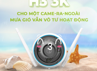 CAMERA WIFI EZVIZ H3 3K - CAME-RA NGOÀI MƯA GIÓ VẪN VÔ TƯ HOẠT ĐỘNG