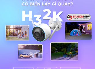 CAMERA WIFI EZVIZ H3 2K - NẮM BẮT TỪNG KHUÔN MẶT, HÀNH ĐỘNG TRONG KHU VỰC GIÁM SÁT