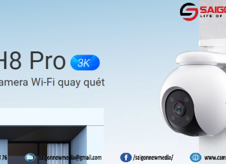SẢN PHẨM MỚI - Camera H8 Pro 3K EZVIZ Không Dây WiFi 360 Ngoài Trời Thông Minh
