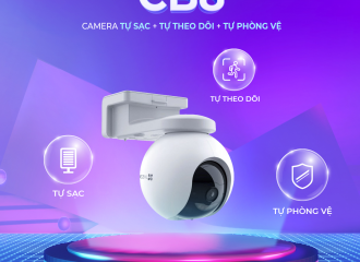 CAMERA WIFI EZVIZ CB8 - CAMERA TỰ SẠC  + TỰ THEO DÕI  + TỰ PHÒNG VỆ 