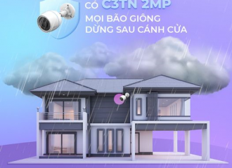 CAMERA EZVIZ C3TN 2MP - MỌI BÃO GIÔNG DỪNG SAU CÁNH CỬA 