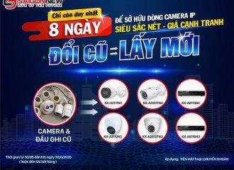 Đổi Camera cũ lấy Camera mới siêu sắc nét tại Sài Gòn New