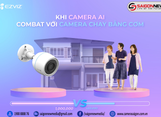 CAMERA WIFI EZVIZ H3 2K: CAMERA AI vs CAMERA CHẠY BẰNG CƠM 