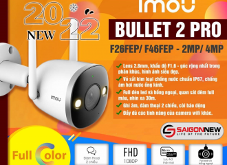 CAMERA WIFI IMOU BULLET 2 PRO IPC- F46FEP 4MP Mới nhất 2022