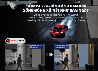 Camera Wifi Ebitcam 839 2MP - Hình ảnh ban đêm có màu sống động rõ nét