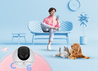 CAMERA TRONG NHÀ EZVIZ C6 - NHẬN DIỆN NGƯỜI VÀ THÚ CƯNG BẰNG CÔNG NGHỆ AI