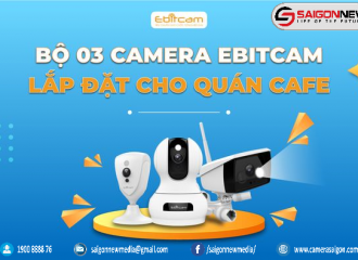 BỘ 03 CAMERA EBITCAM LẮP ĐẶT CHO QUÁN CÀ PHÊ