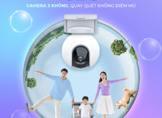 CAMERA WIFI EZVIZ CB8 - CAMERA 3-KHÔNG, QUAY QUÉT KHÔNG ĐIỂM MÙ