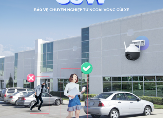 CAMERA WIFI EZVIZ C8W - BẢO VỆ CHUYÊN NGHIỆP TỪ NGOÀI VÒNG GỬI XE