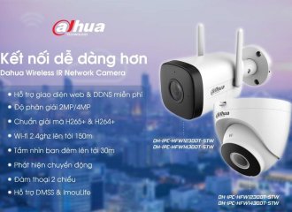 CAMERA DAHUA IP WIFI 4.0MP HỖ TRỢ TÊN MIỀN SMARTDDNS.TV MIỄN PHÍ