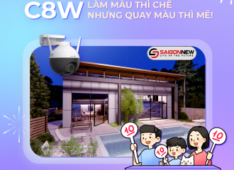 EZVIZ C8W - CAMERA BAN ĐÊM CÓ MÀU - QUAY ĐẸP KHÔNG GÓC CHẾT