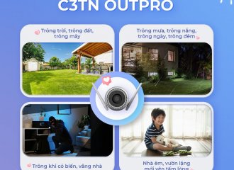 EZVIZ C3TN OUTDOOR 3MP - THAY BẠN BẢO VỆ NGÔI NHÀ CỦA BẠN
