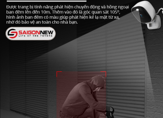 CAMERA 8310 2MP - NẮM BẮT VÀ GHI LẠI MỌI CHUYỂN ĐỘNG TRONG ĐÊM TỐI