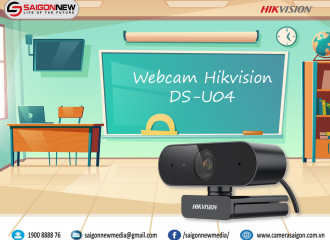 WEBCAM HIKVISION DS-U04 - WEBCAM CHUYÊN DỤNG CHO VIỆC HỌC ONLINE