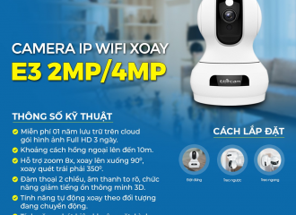 CAMERA IP WIFI EBITCAM CAO CẤP LẮP TRONG NHÀ - ĐỘ PHÂN GIẢI FULL HD 1080P
