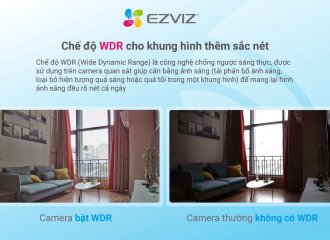 HƯỚNG DẪN BẬT/TẮT TRÊN WDR TRÊN CAMERA EZVIZ