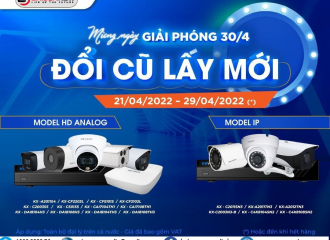 KHUYẾN MÃI MỪNG NGÀY GIẢI PHÓNG ĐỔI CŨ LẤY MỚI KBVISON – DỌN KHO ĐÓN LỄ 30/4