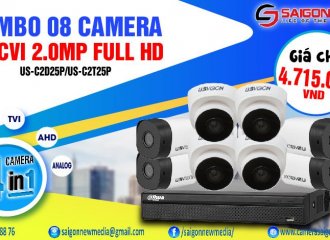 [USVISION] COMBO CAMERA HD CVI 2.0MP FULL HD GIÁ SIÊU HẤP DẪN