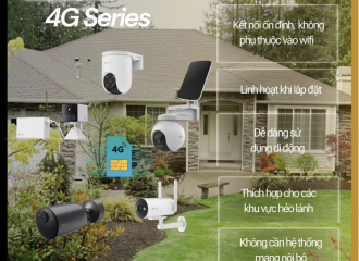 EZVIZ 4G Series: Giải pháp an ninh linh hoạt, không lo mất kết nối!