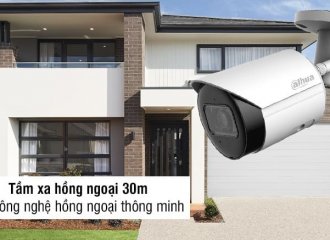 Camera IP Wifi 2MP Thân Trụ DAHUA DH-IPC-HFW1230DS-SAW