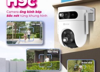 Camera WiFi Quay Quét, Ống Kính Kép EZVIZ H9c 