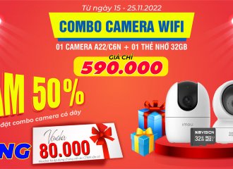 KHUYẾN MÃI LỚN NHÂN NGÀY 20/11 KHI MUA CAMERA WIFI