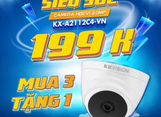 Khuyến Mãi Siêu Sốc: Camera KBVISION KX-A2112C4-VN Chỉ 199K – Mua 3 Tặng 1