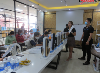 Training giới thiệu sản phẩm PHGLock cho nhân viên Sài Gòn New