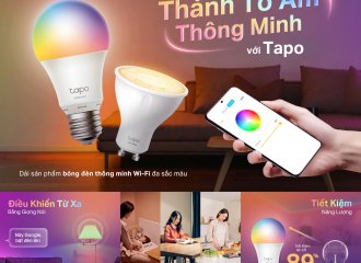 Biến ngôi nhà bạn thành tổ ấm thông minh với Bóng đèn thông minh Tapo