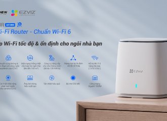  Mạng lưới wifi ổn định cho cả gia đình: EZVIZ W3R - CHUẨN WIFI 6