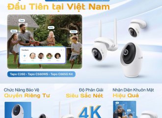 Tapo – Dòng Camera Nhận Diện Khuôn Mặt Đầu Tiên Tại Việt Nam, Phân Phối Bởi Sài Gòn New