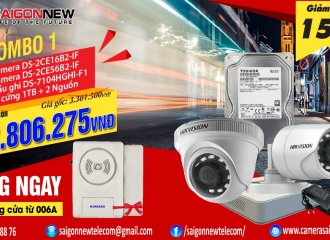 ƯU ĐÃI ĐẶC BIỆT KHI LẮP TRỌN BỘ CAMERA HIK - CHỈ CÓ TẠI SÀI GÒN NEW