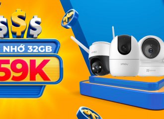 KHUYẾN MÃI LỚN CUỐI NĂM KHI MUA CAMERA WIFI