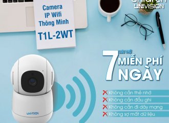 Review Camera IP Wifi thông minh Full HD chuẩn H265 Uniarch T1L-2WT