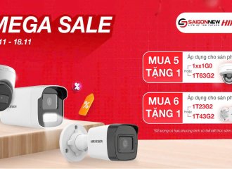 Mega Sale Khuyến Mãi Siêu Hot: Mua 5 Tặng 1 & Mua 6 Tặng 1 Camera – Ưu Đãi Từ 6/11 Đến 18/11