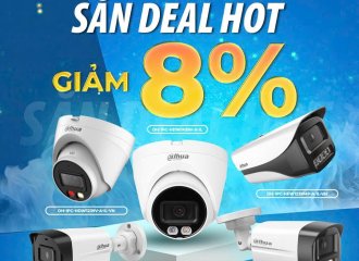 CHƯƠNG TRÌNH KHUYẾN MÃI ĐẶC BIỆT TỪ SAIGONNEW – GIẢM NGAY 8% CHO CÁC DÒNG CAMERA DAHUA CHÍNH HÃNG