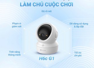 Camera EZVIZ H6c G1 – Đa năng toàn diện, làm chủ cuộc chơi
