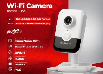 HIKVISION GIỚI THIỆU WI-FI CAMERA INDOOR CUBE: GIẢI PHÁP AN NINH NHỎ GỌN CHO GIA ĐÌNH VÀ VĂN PHÒNG