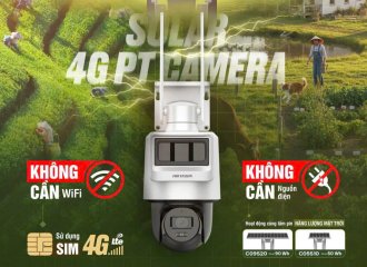 Camera Năng Lượng Mặt Trời 4G Hikvision DS-2DE2C400IWG-K/4G – Giải Pháp An Ninh Hoàn Hảo Không Cần W