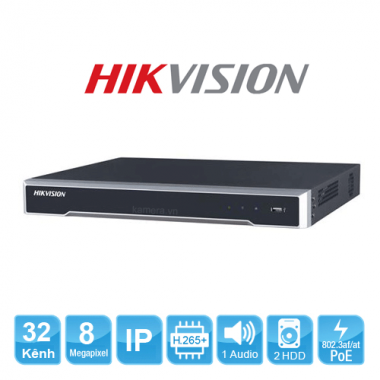 Đầu ghi hình camera IP Ultra HD 4K HIKVISION DS-7632NI-K2