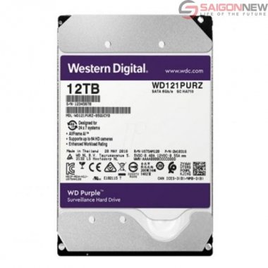 Ổ cứng Western Digital Purple 12TB 3.5