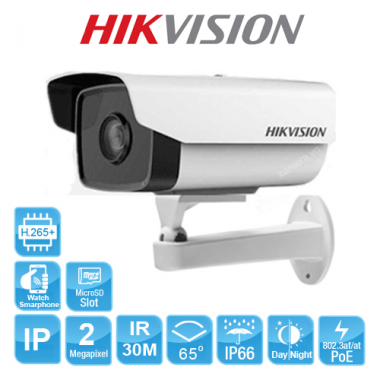 Camera IP hồng ngoại 2.0 Megapixel HIKVISION DS-2CD2T21G0-I