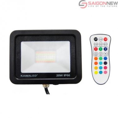 Đèn Pha Led Đổi Màu Cao Cấp Kawaled FL30W RGB