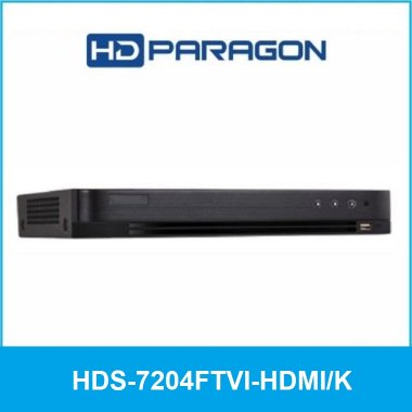Đầu ghi hình HYBRID TVI-IP 4 kênh HDPARAGON HDS-7204FTVI-HDMI/K
