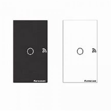 CÔNG TẮC CẢM ỨNG MẶT CHỮ NHẬT KÍNH TRẮNG/ ĐEN - KHÔNG VIỀN - KAWASAN - CT1-WIFI 