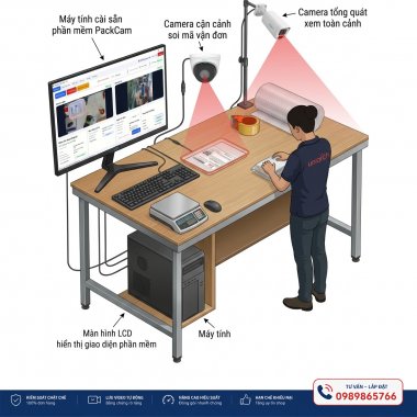 Phần mềm đóng gói hàng sàn TMĐT PackCam Recorder