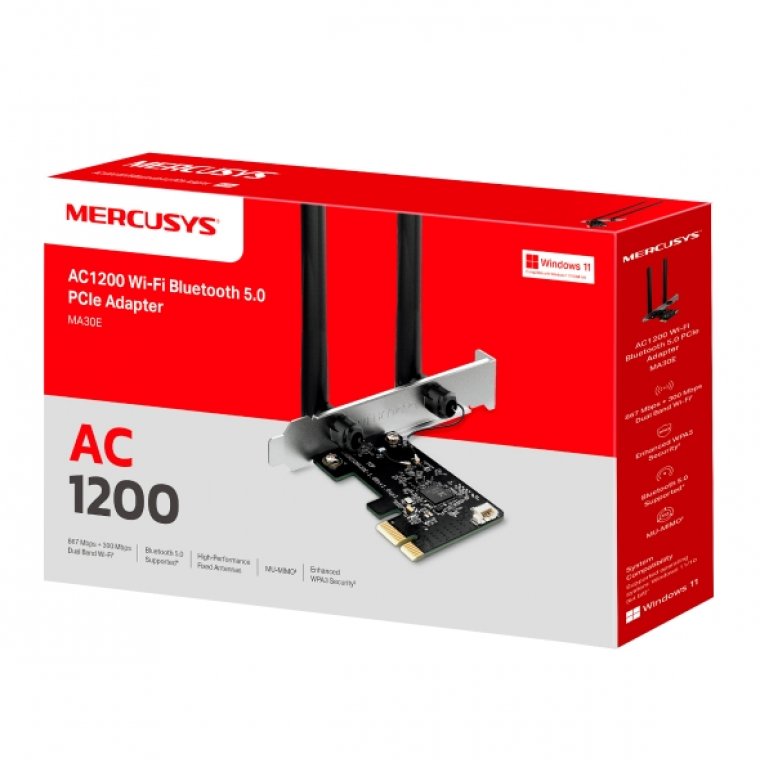 MA30E Card mạng PCIe Wi-Fi Bluetooth AC1200