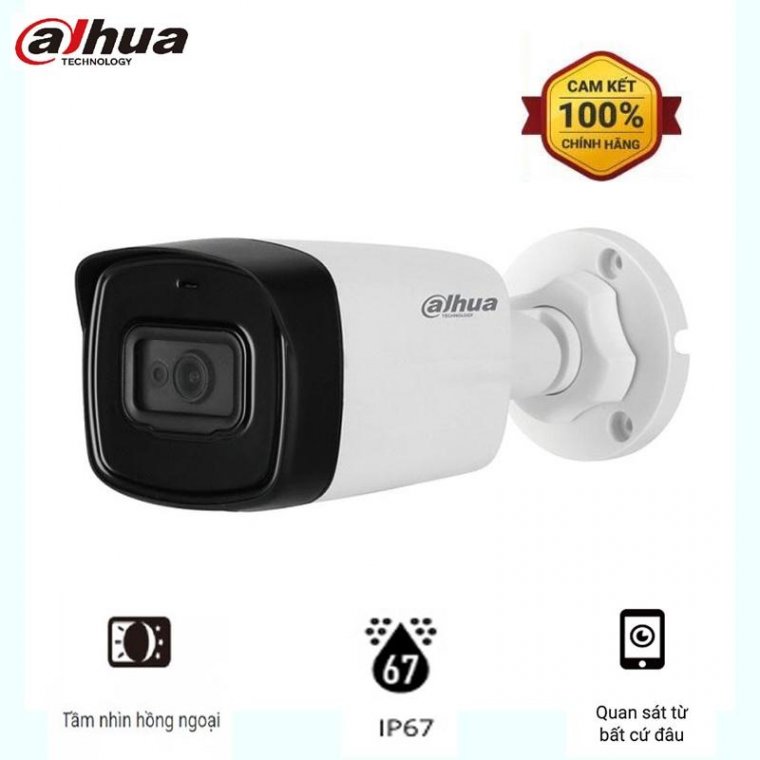 Camera HDCVI 2MP DAHUA DH-HAC-HFW1200TLP-S5