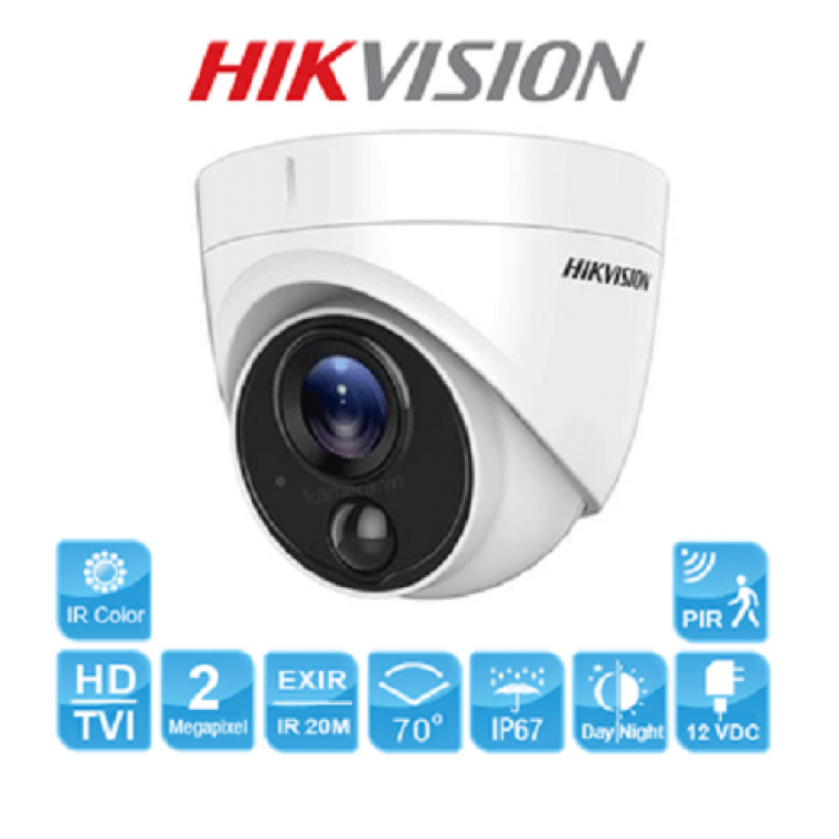 Camera Dome HD-TVI hồng ngoại 2.0 Megapixel HIKVISION DS-2CE71D0T-PIRLPO