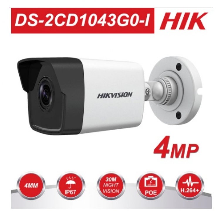 Camera IP hồng ngoại 4.0 Megapixel HIKVISON DS-2CD1043G0-I